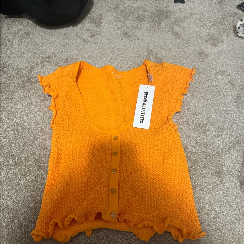 Urban outfitters orange top ,, willing to negotiate price !!
